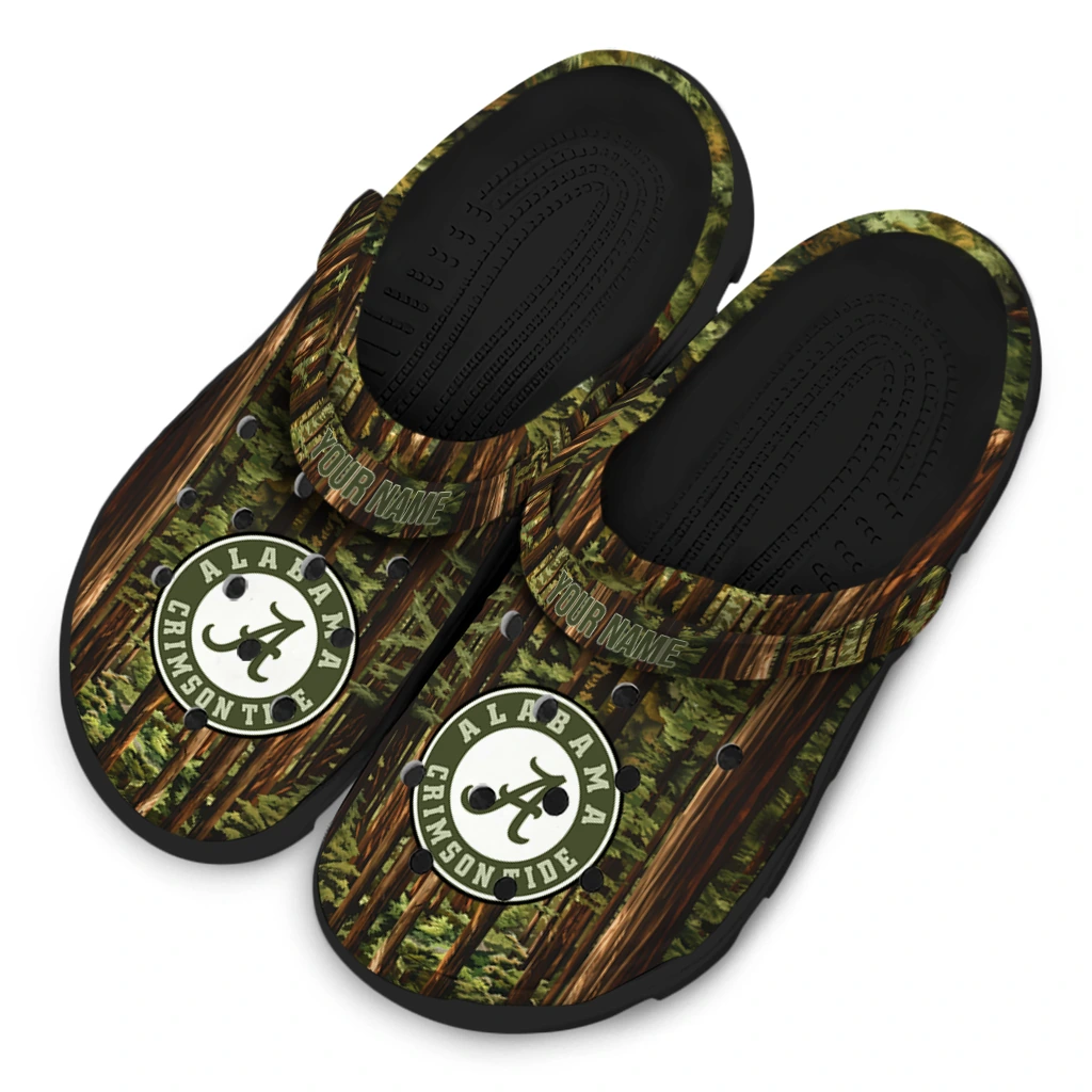 custom alabama crimson tide woods forest designs clogs latest model custom alabama crimson tide woods forest designs clogs latest model