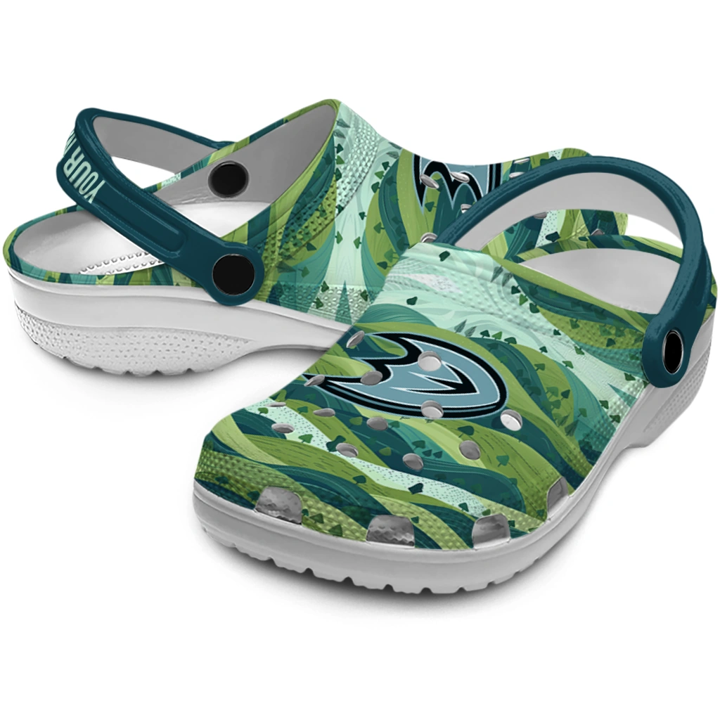custom anaheim ducks hills illustration clogs high quality custom anaheim ducks hills illustration clogs high quality