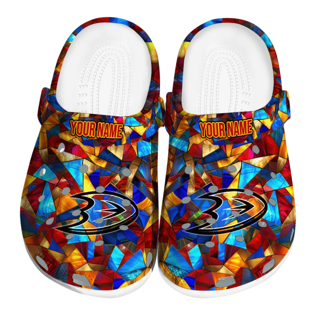 custom anaheim ducks prism pieces clogs best selling custom anaheim ducks prism pieces clogs best selling
