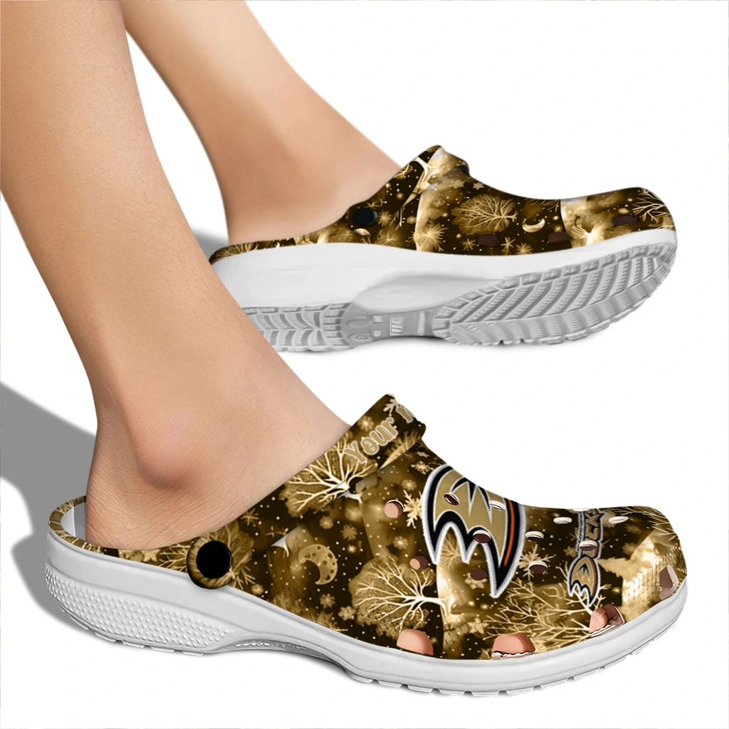 custom anaheim ducks snowy hills clogs fashion forward custom anaheim ducks snowy hills clogs fashion forward