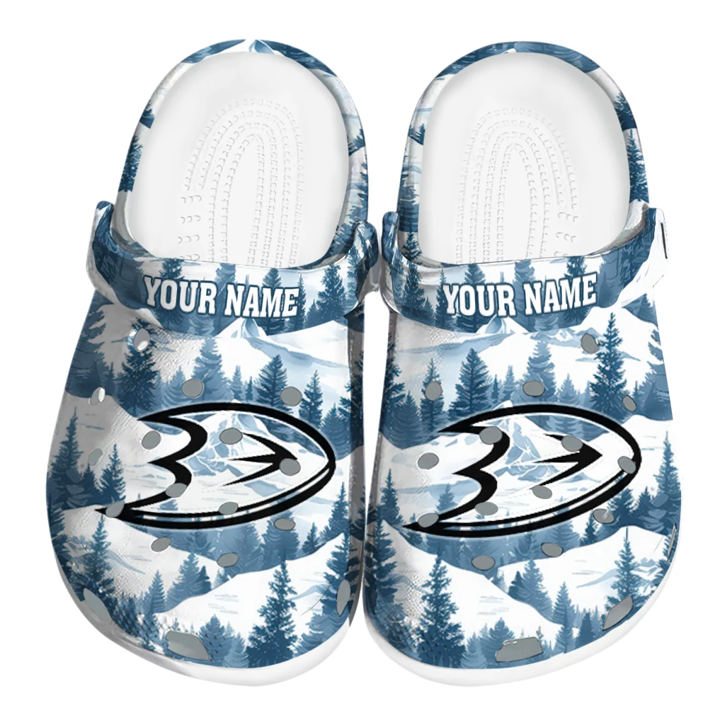 custom anaheim ducks snowy mountains clogs best selling custom anaheim ducks snowy mountains clogs best selling