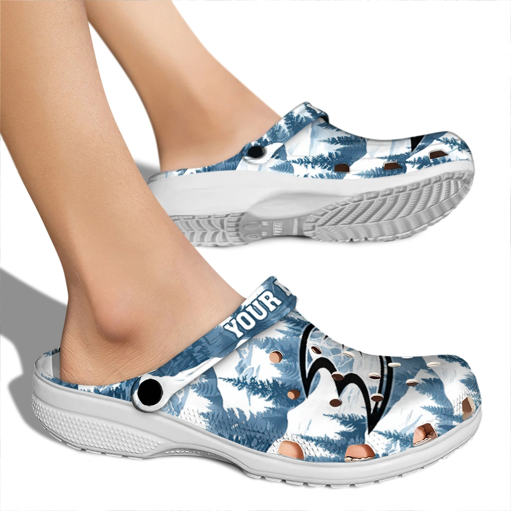 custom anaheim ducks snowy mountains clogs fashion forward custom anaheim ducks snowy mountains clogs fashion forward