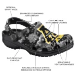 custom appalachian state mountaineers snowy hills clogs best selling