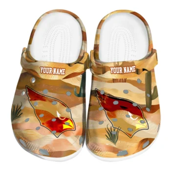 custom arizona cardinals desert layers clogs best selling