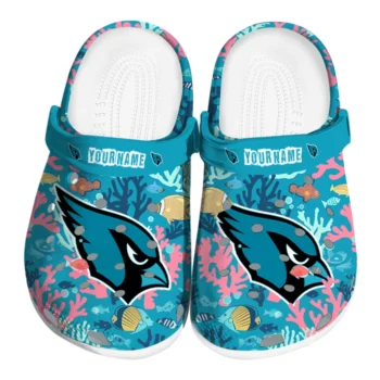 custom arizona cardinals tropical fish ocean clogs best selling