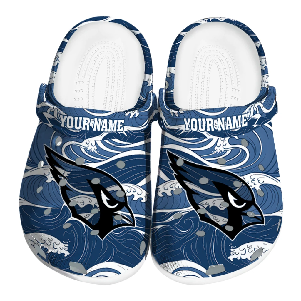 custom arizona cardinals wave flow clogs best selling custom arizona cardinals wave flow clogs best selling