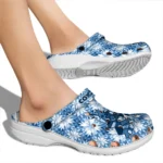 custom arizona coyotes snowflake mosaic clogs best selling