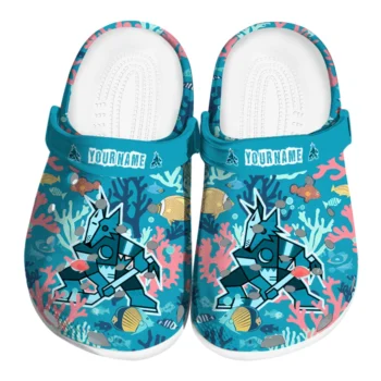 custom arizona coyotes tropical fish ocean clogs best selling