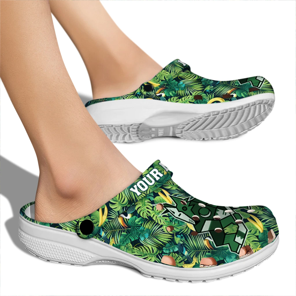 custom arizona coyotes tropical leaves clogs fashion forward custom arizona coyotes tropical leaves clogs fashion forward