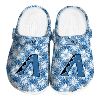 custom arizona diamondbacks snowflake mosaic clogs best selling