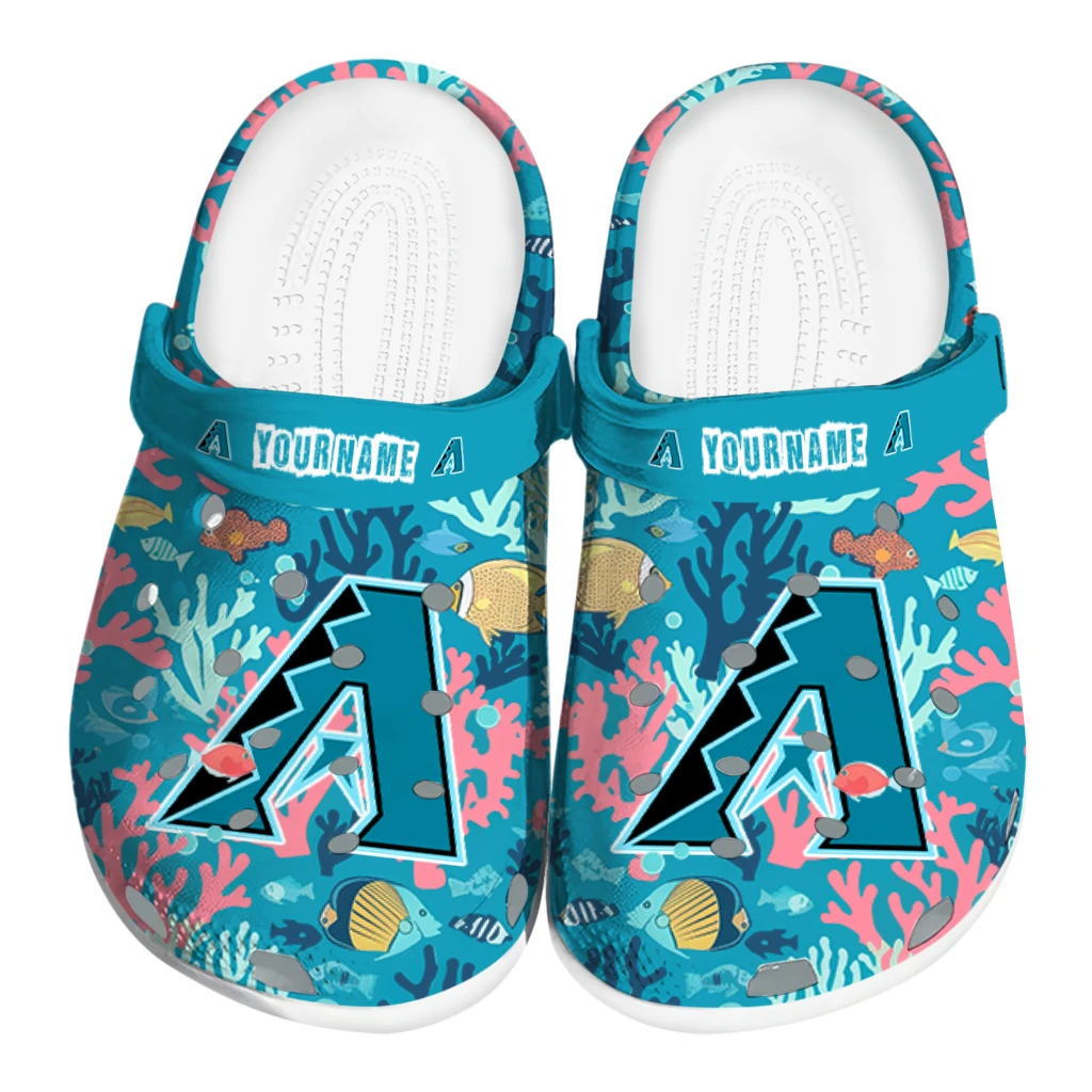 custom arizona diamondbacks tropical fish ocean clogs best selling custom arizona diamondbacks tropical fish ocean clogs best selling