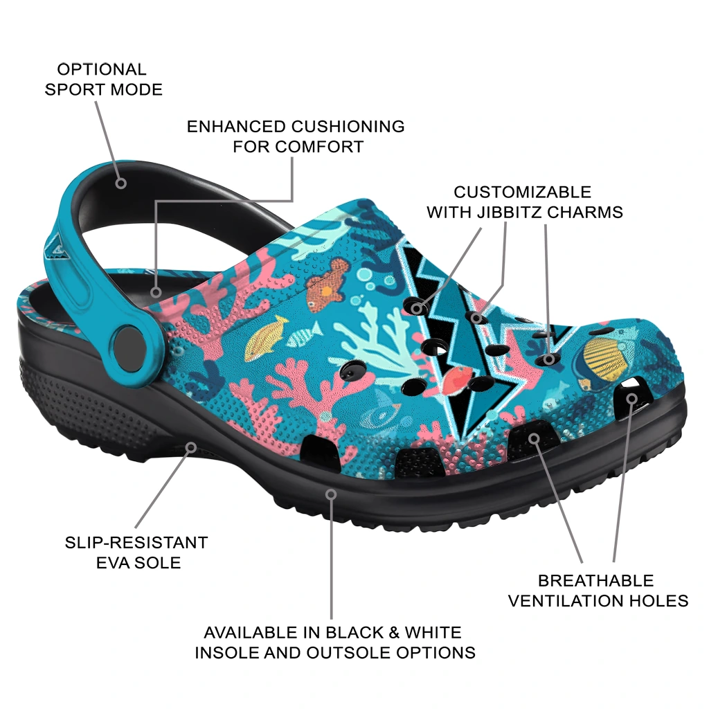 custom arizona diamondbacks tropical fish ocean clogs new arrival custom arizona diamondbacks tropical fish ocean clogs new arrival