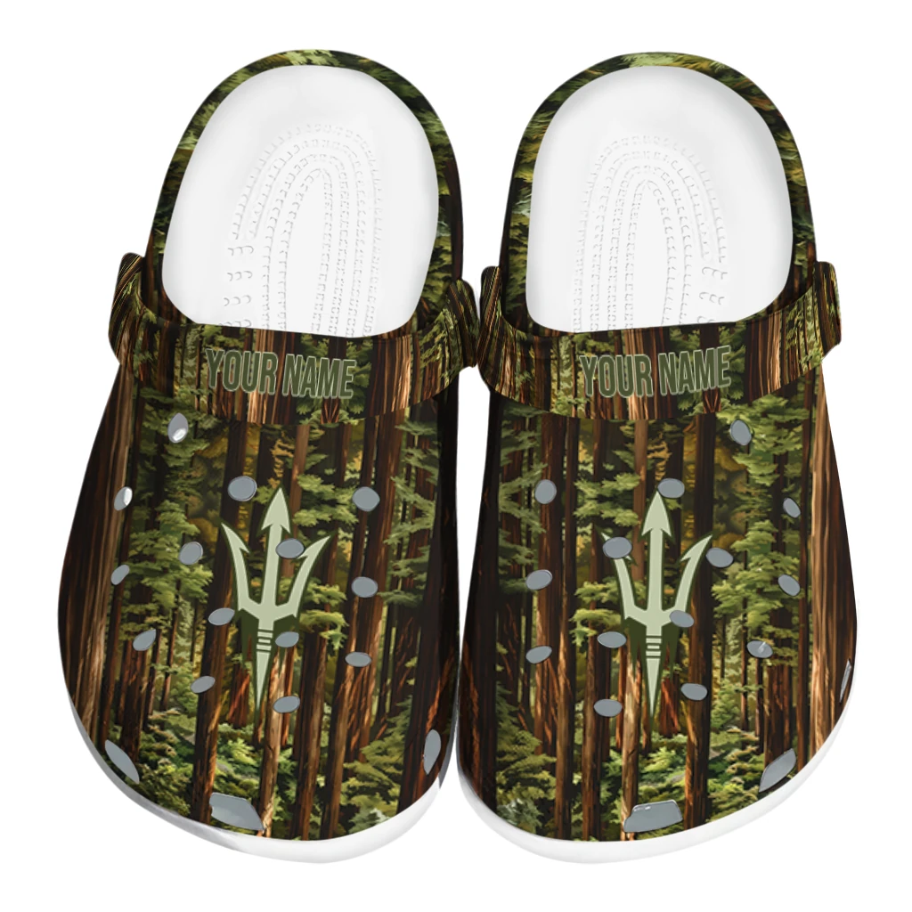 custom arizona state sun devils woods forest designs clogs best selling custom arizona state sun devils woods forest designs clogs best selling