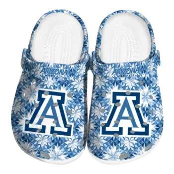 custom arizona wildcats snowflake mosaic clogs best selling