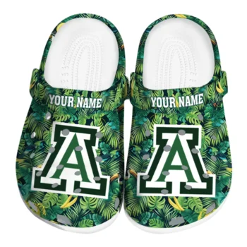 custom arizona wildcats tropical leaves clogs best selling