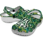 custom arizona wildcats tropical leaves clogs best selling