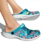 custom arkansas razorbacks tropical fish ocean clogs best selling
