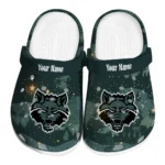 custom arkansas state red wolves deer nightscape clogs best selling