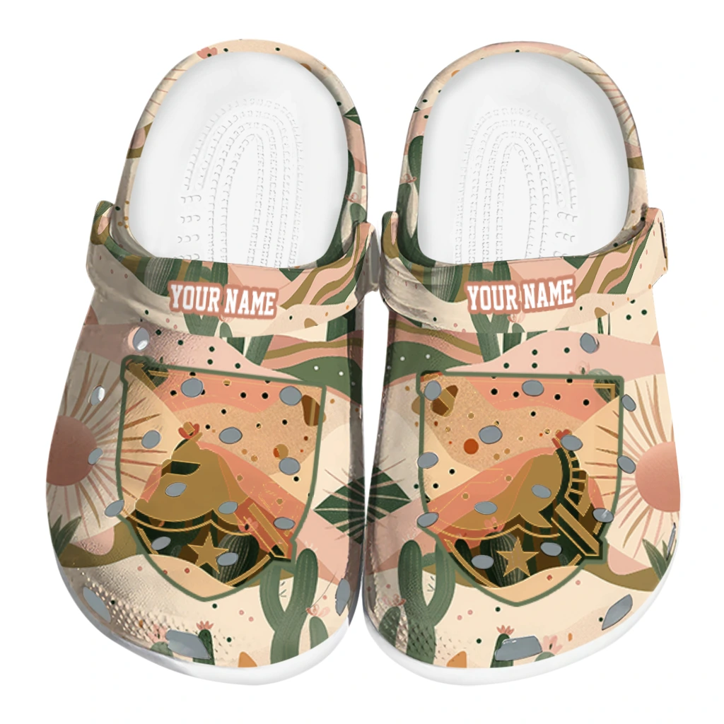custom army black knights desert cactus pattern clogs best selling custom army black knights desert cactus pattern clogs best selling