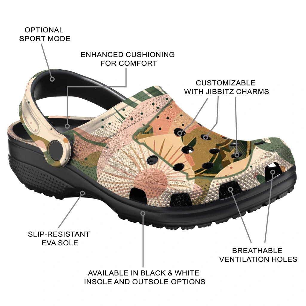 custom army black knights desert cactus pattern clogs new arrival custom army black knights desert cactus pattern clogs new arrival