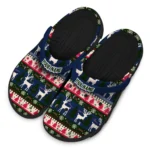 custom atlanta braves christmas motif clogs best selling