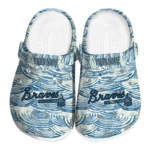 custom atlanta braves sea swirls clogs best selling