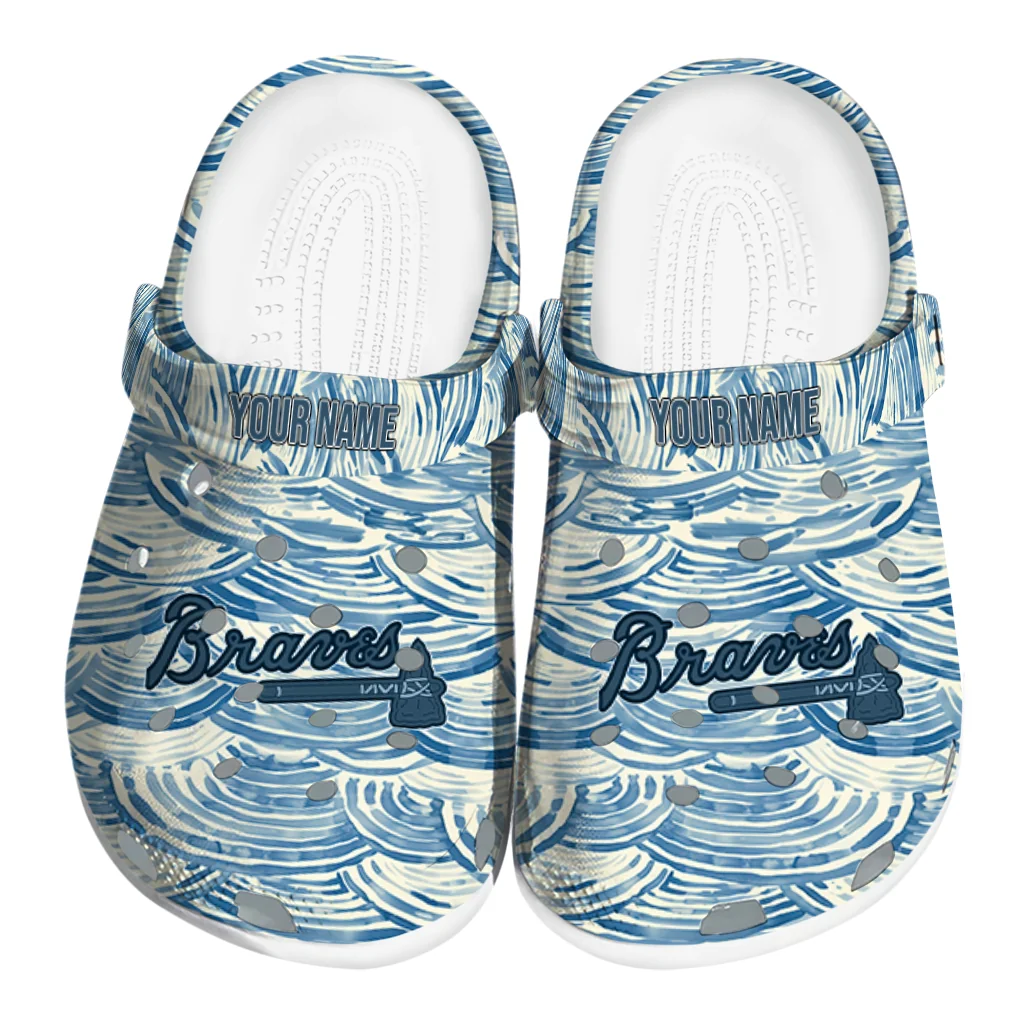 custom atlanta braves sea swirls clogs best selling custom atlanta braves sea swirls clogs best selling