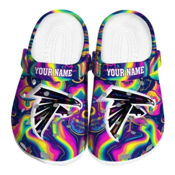 custom atlanta falcons swirling mushrooms clogs best selling