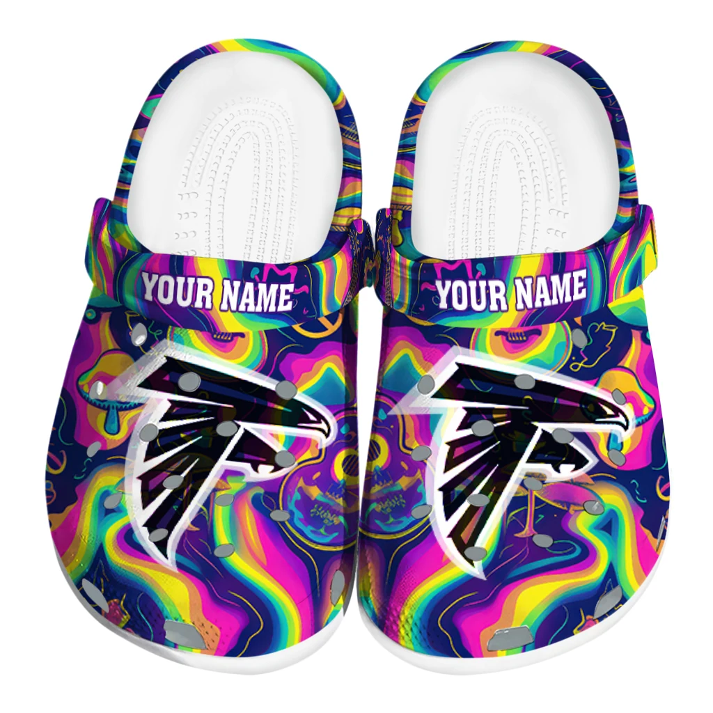 custom atlanta falcons swirling mushrooms clogs best selling custom atlanta falcons swirling mushrooms clogs best selling