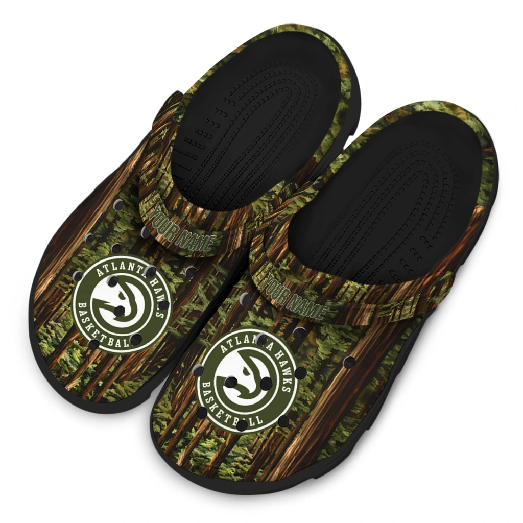 custom atlanta hawks woods forest designs clogs latest model custom atlanta hawks woods forest designs clogs latest model