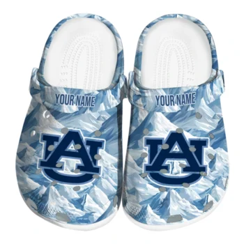 custom auburn tigers mountain artwork clogs best selling