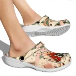 custom ball state cardinals desert cactus pattern clogs best selling
