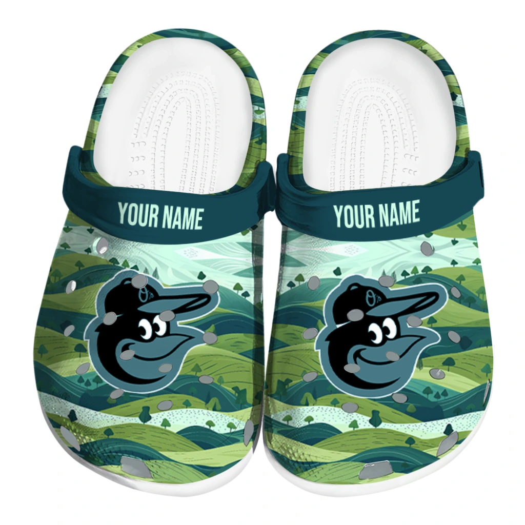custom baltimore orioles hills illustration clogs best selling custom baltimore orioles hills illustration clogs best selling
