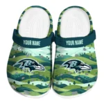 custom baltimore ravens hills illustration clogs best selling