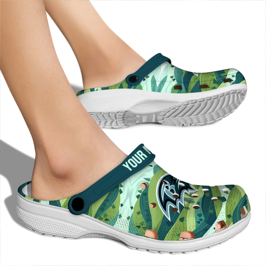 custom baltimore ravens hills illustration clogs fashion forward custom baltimore ravens hills illustration clogs fashion forward