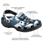 custom baylor bears snowy mountains clogs best selling