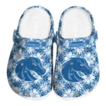 custom boise state broncos snowflake mosaic clogs best selling