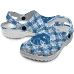 custom boise state broncos snowflake mosaic clogs best selling