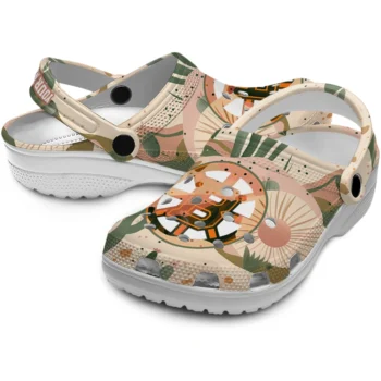custom boston bruins desert cactus pattern clogs high quality