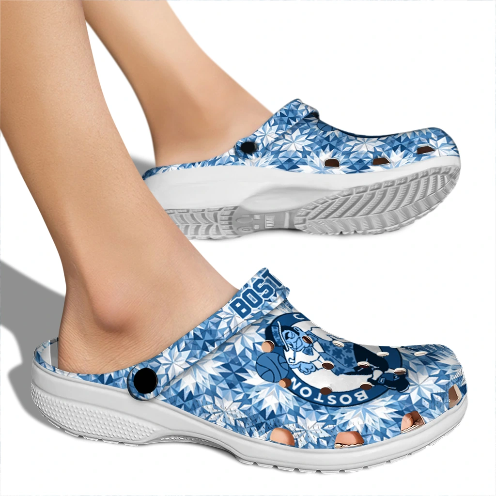 custom boston celtics snowflake mosaic clogs fashion forward custom boston celtics snowflake mosaic clogs fashion forward