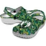custom boston celtics tropical leaves clogs best selling