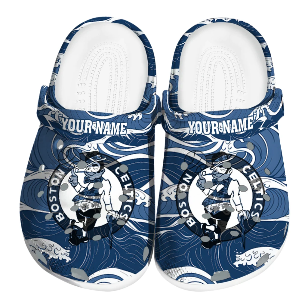 custom boston celtics wave flow clogs best selling custom boston celtics wave flow clogs best selling