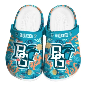 custom bowling green falcons tropical fish ocean clogs best selling