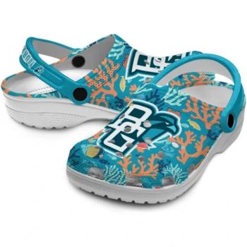 custom bowling green falcons tropical fish ocean clogs high quality