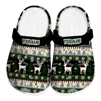 custom brooklyn nets christmas motif clogs best selling