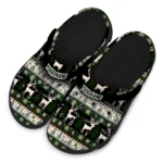 custom brooklyn nets christmas motif clogs best selling