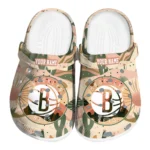 custom brooklyn nets desert cactus pattern clogs best selling