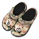 custom brooklyn nets desert cactus pattern clogs best selling