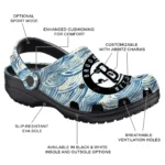custom brooklyn nets sea swirls clogs best selling
