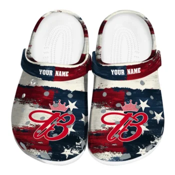 custom budweiser american pride red blue clogs best selling hey clogs